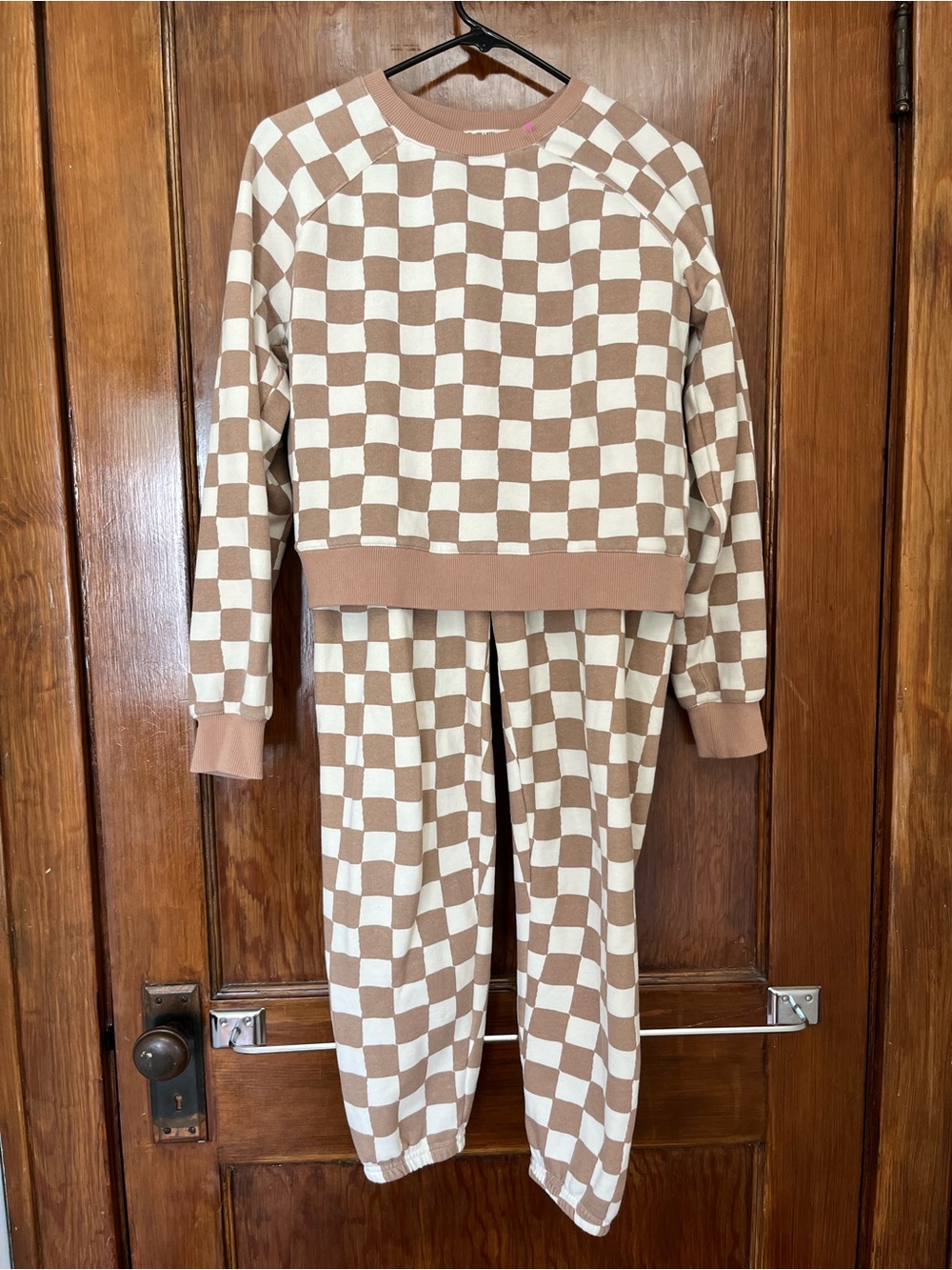 Marine Layer Matching Checkered Sweat Set